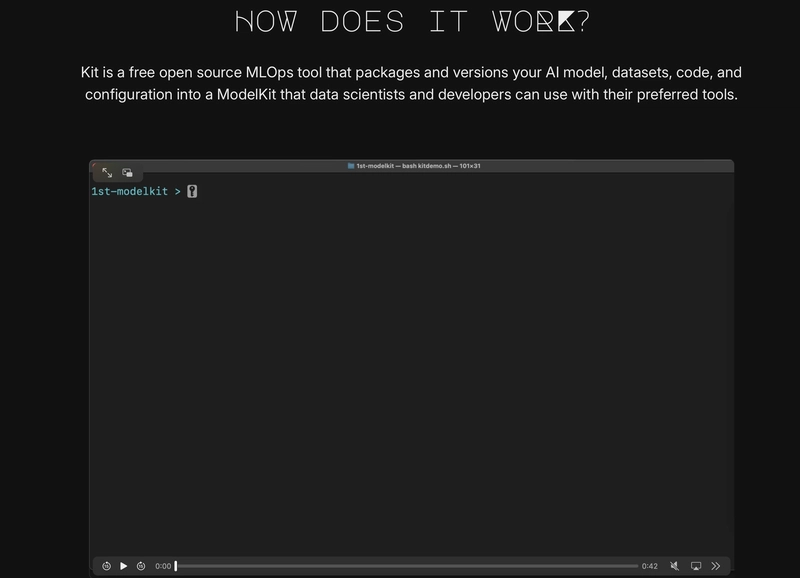 KitOps，开源 MLOps 工具