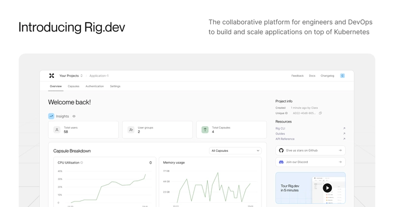 隆重推出 Rig.dev