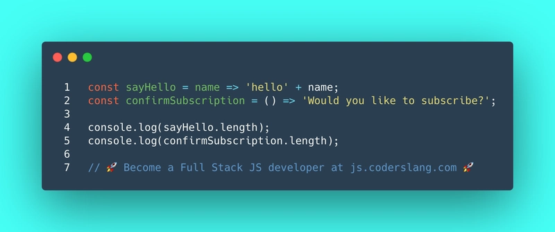 JavaScript面试题 #46