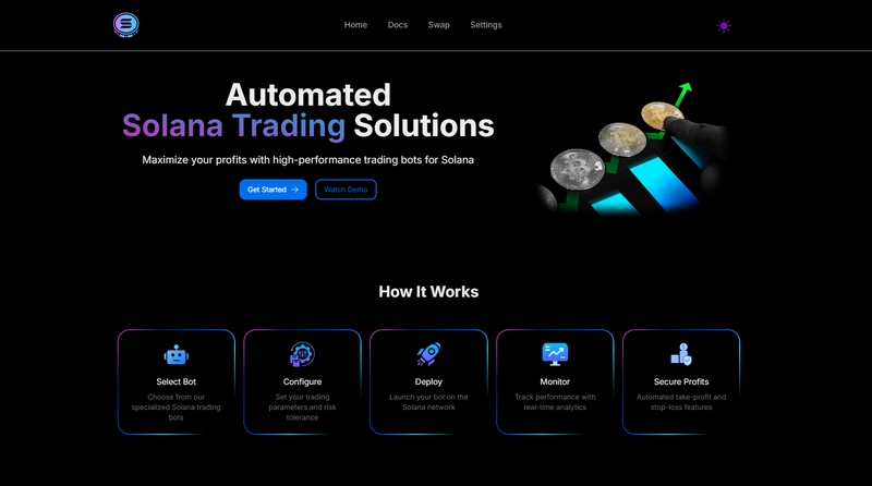 Solana交易机器人平台