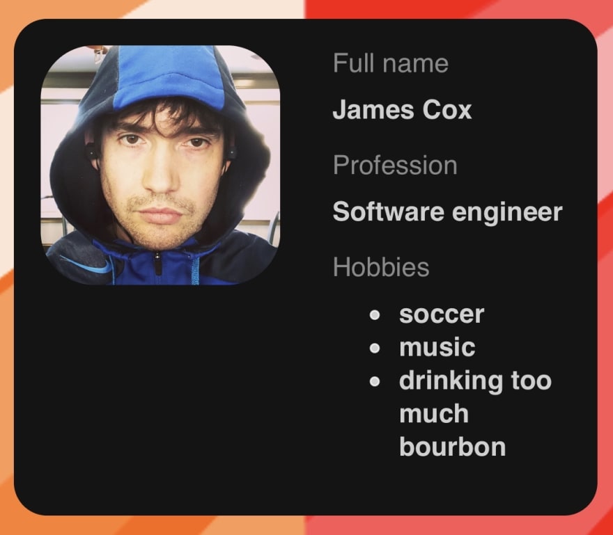 Flexbox 布局卡片的截图