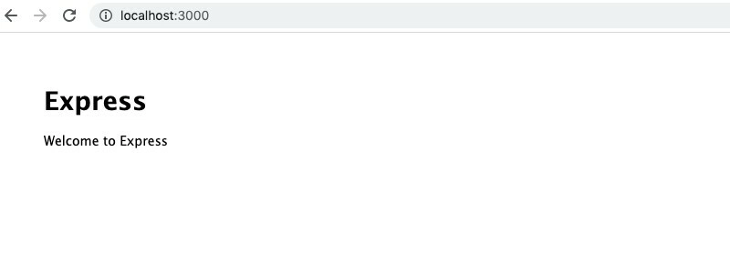 Express 正在本地端口 3000 上运行