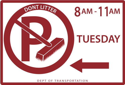 纽约市停车标志