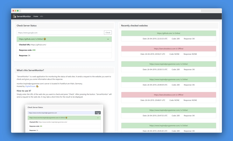服务器监控器 V1.0.0