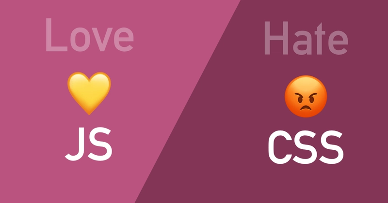 喜欢 JS,讨厌 CSS