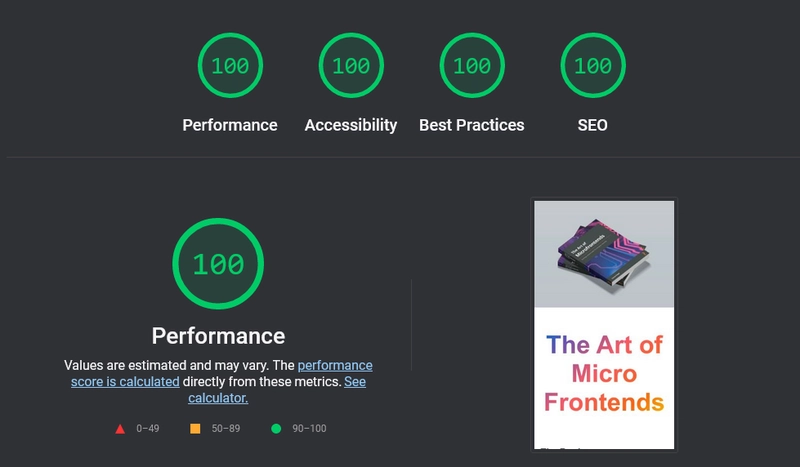 在 web.dev 上测量的性能