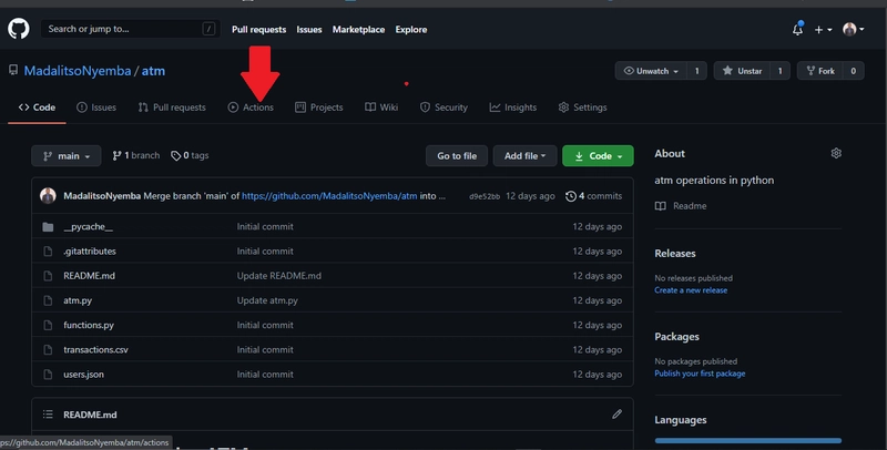 “操作”选项卡
