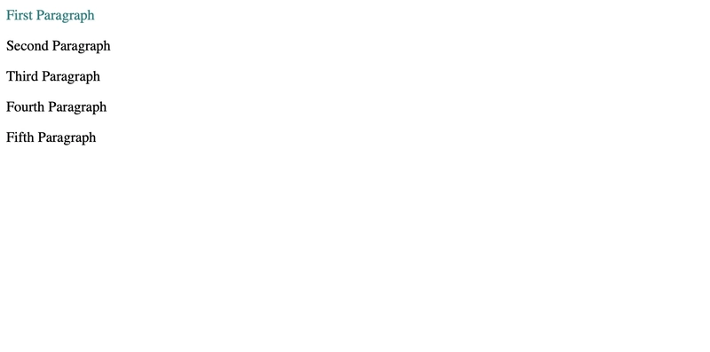 共五段,第一段已高亮显示。