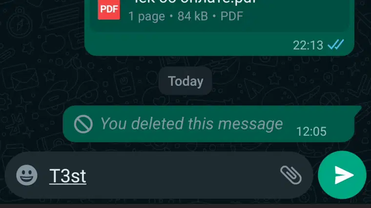 WhatsApp 上的消息状态会发生变化