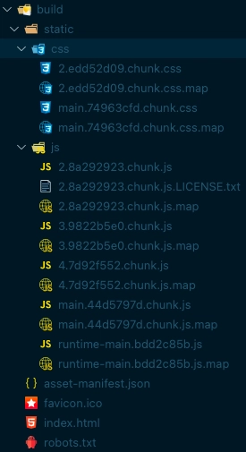 用 .map 文件构建文件夹