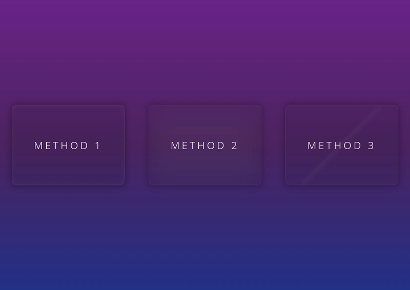 屏幕截图显示了这 3 种方法