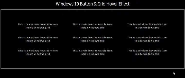 最终网格悬停效果