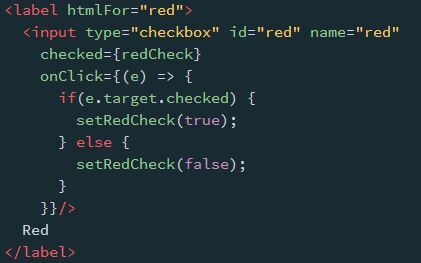 红色复选框 - 默认