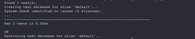 测试运行截图。