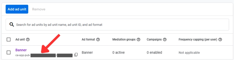 Google AdMob 广告视图