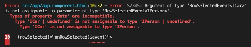 构建错误：ICar 和 IPerson 不兼容