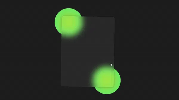 玻璃态卡片悬停效果