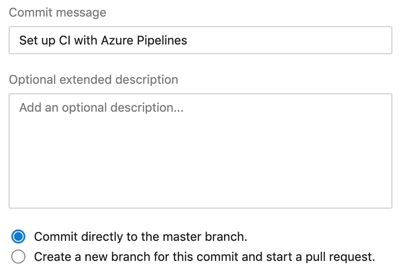 创建构建流水线