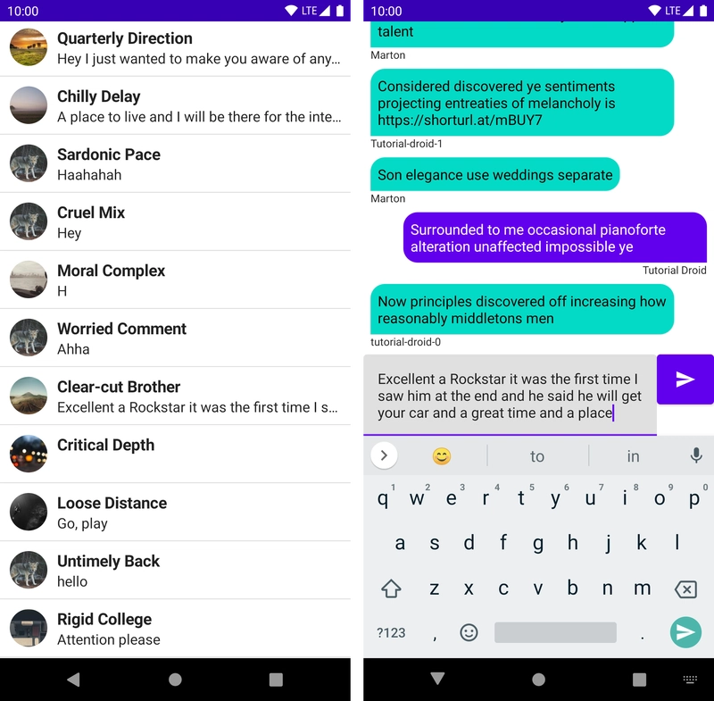 我们将构建基于 Compose 的聊天实现