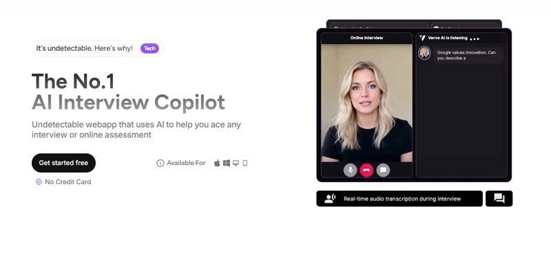 Verve AI面试助手