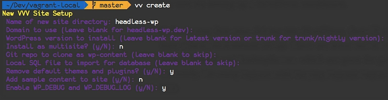 vv + VVV = WordPress 的超棒本地环境