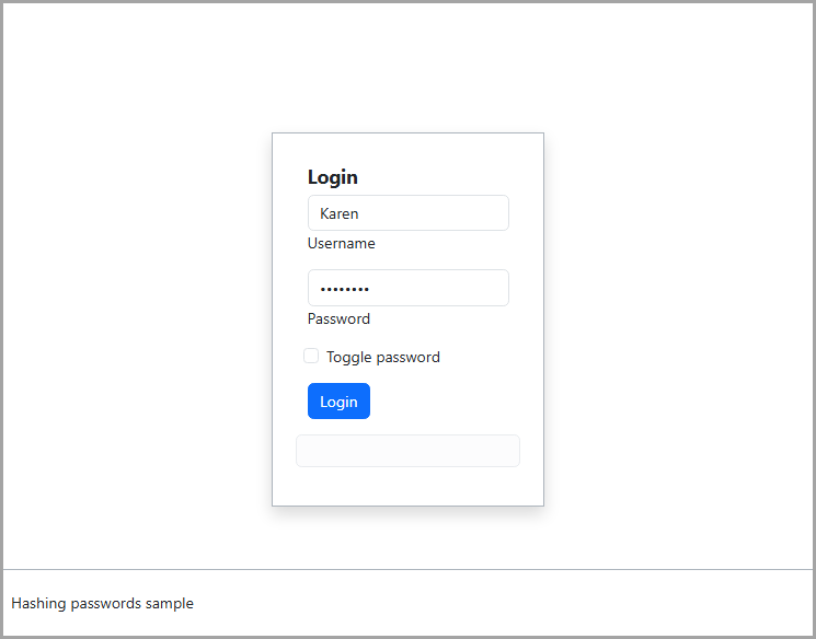 用于登录的 ASP.NET Core 网页