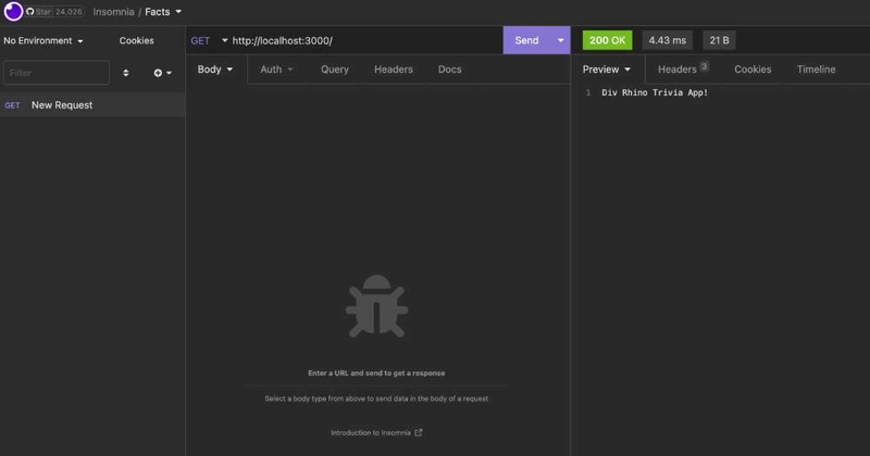API 客户端中的主页路由端点