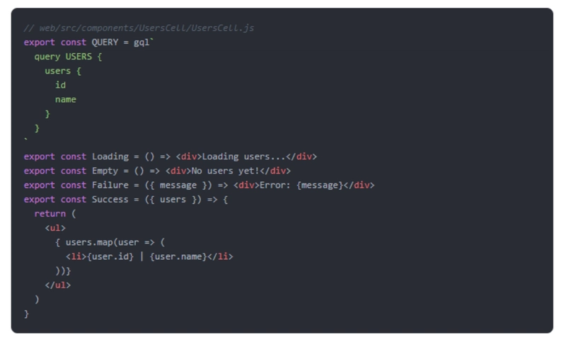 RedwoodJS 细胞概念