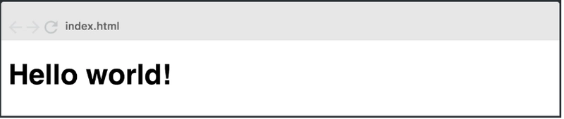 渲染的“Hello World”