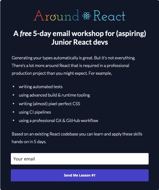 关于 React Email 课程