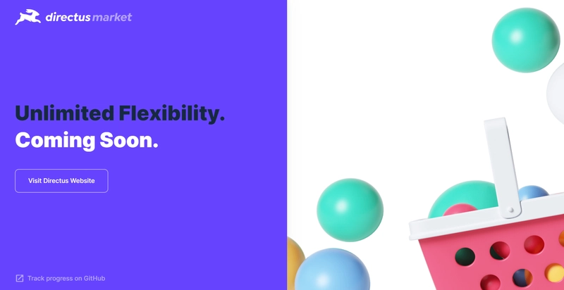 Directus 市场正在开发中。