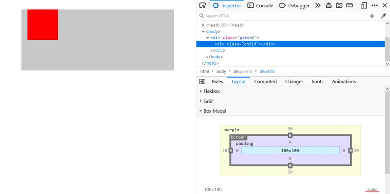 CSS中的静态定位