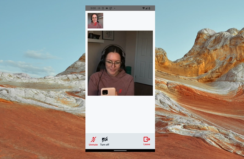 通话中用户界面，一位开发者自言自语
