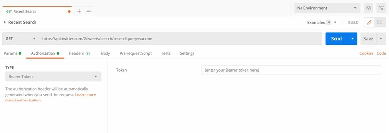 API 的持有者令牌