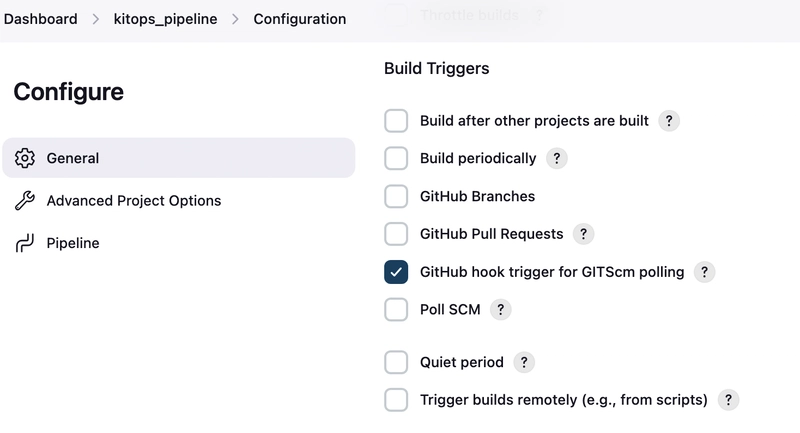 设置 Jenkins 流水线 - 源代码管理