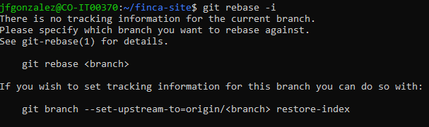 Git rebase 交互式