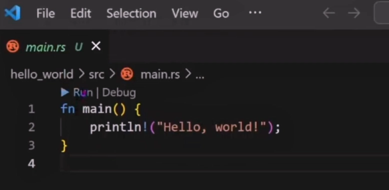 Hello world - Rust 编程教程