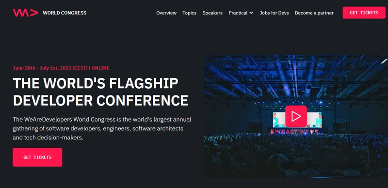 2021年WeAreDevelopers世界大会
