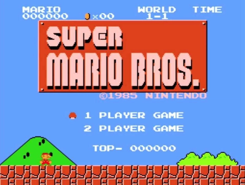 马里奥开始画面