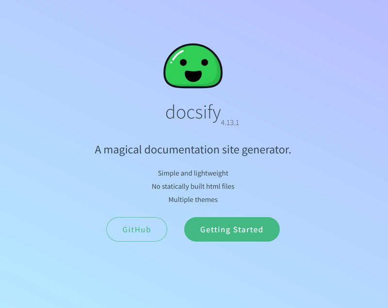 Docsify 封面