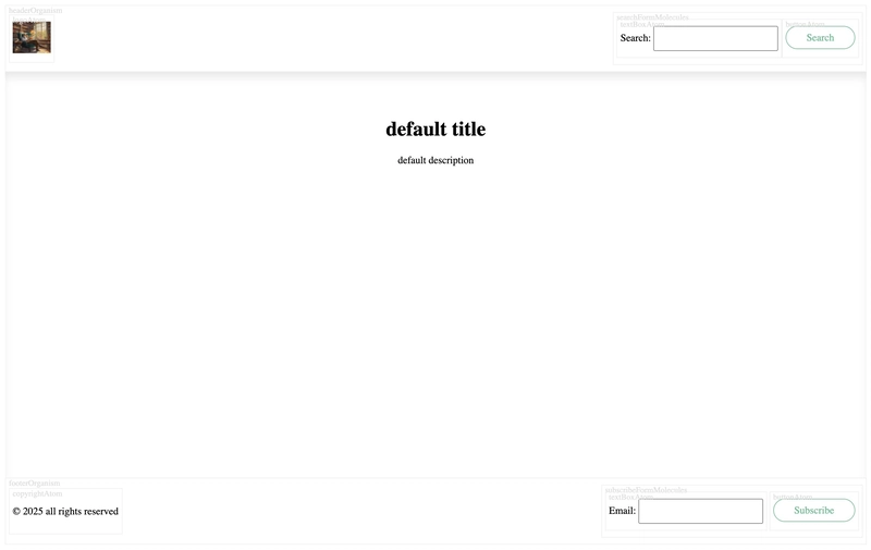 使用 Vue.js 实现原子设计的图片 - 完整布局模板