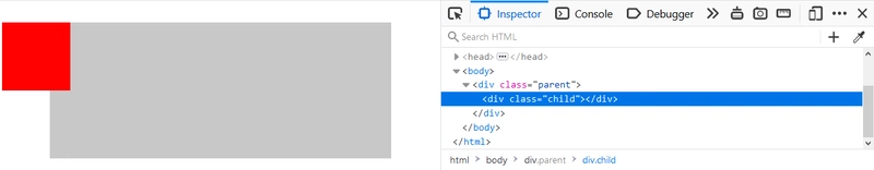 页面元素已移出其父容器