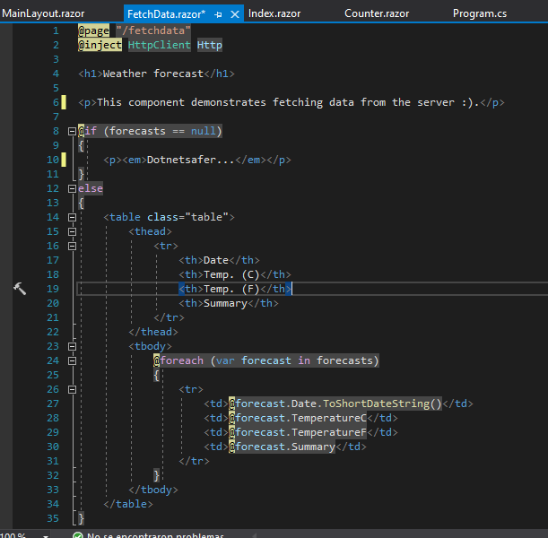 Blazor .NET Core 应用