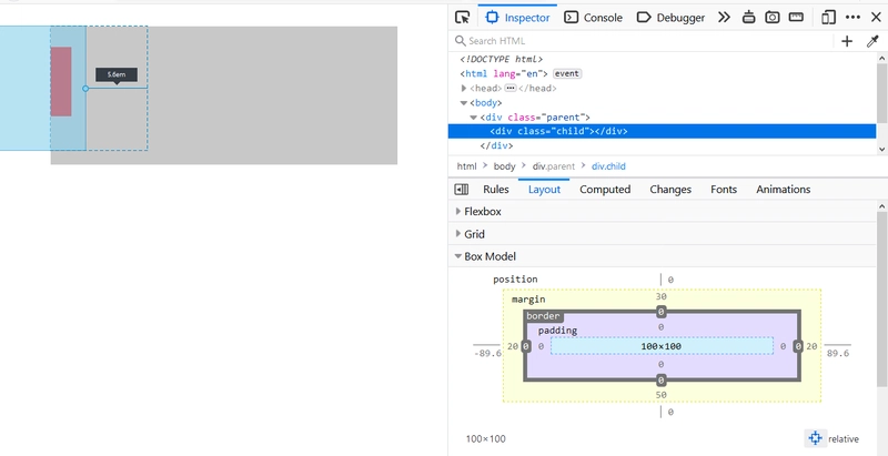 使用 CSS overflow 属性包含在其父元素内的子元素