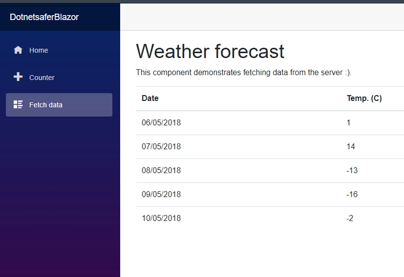 Blazor Web应用程序