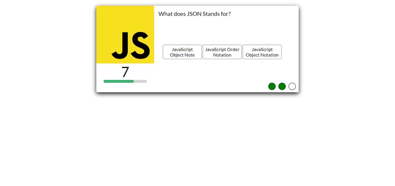 简单的测验应用程序