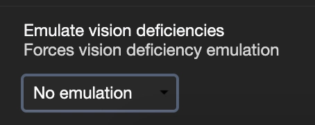 Chrome 模拟视力缺陷