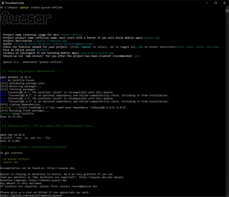 创建一个新项目