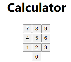 正在进行的计算器应用程序