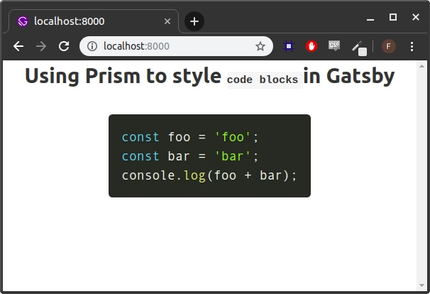 使用棱镜的页面